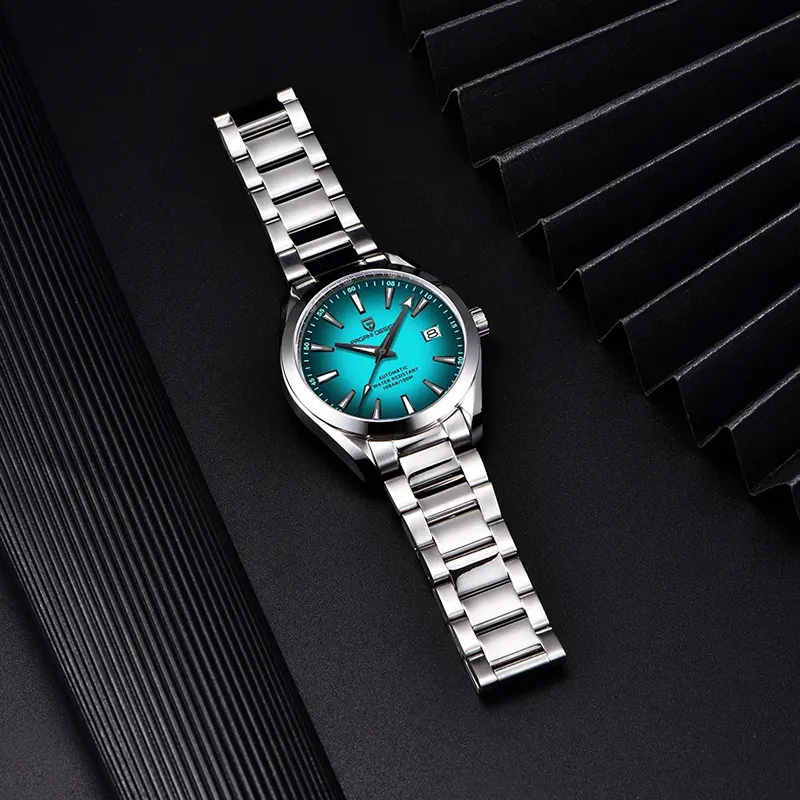 Pagani Design Aqua Terra Vivid Gradient Blue Dial Men's Watch- PD-1688